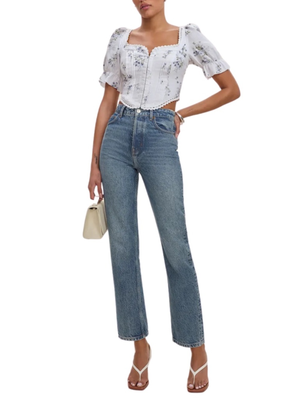 NEW Reformation Simmie Top Truly 0 - Picture 9 of 12